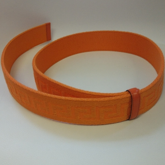 Versace Vibrant Orange Belt - Picture 3 of 3